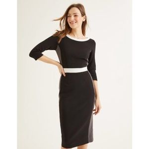 Boden sheath Leah Ottoman colorblock dress - 4P